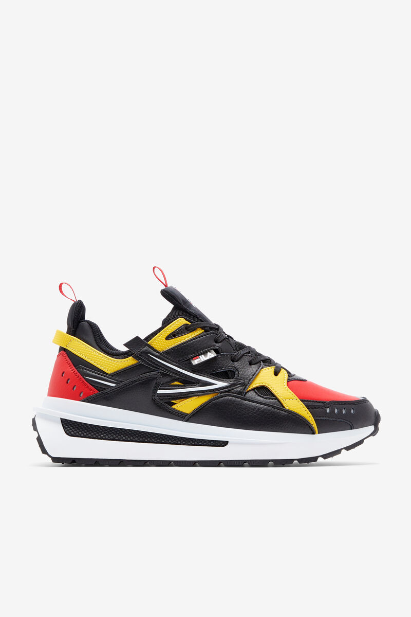 Men's Fila Sandenal Dad Shoes | Fila Sneakers Red / Black / Lemon | dVAPFeRkT9d