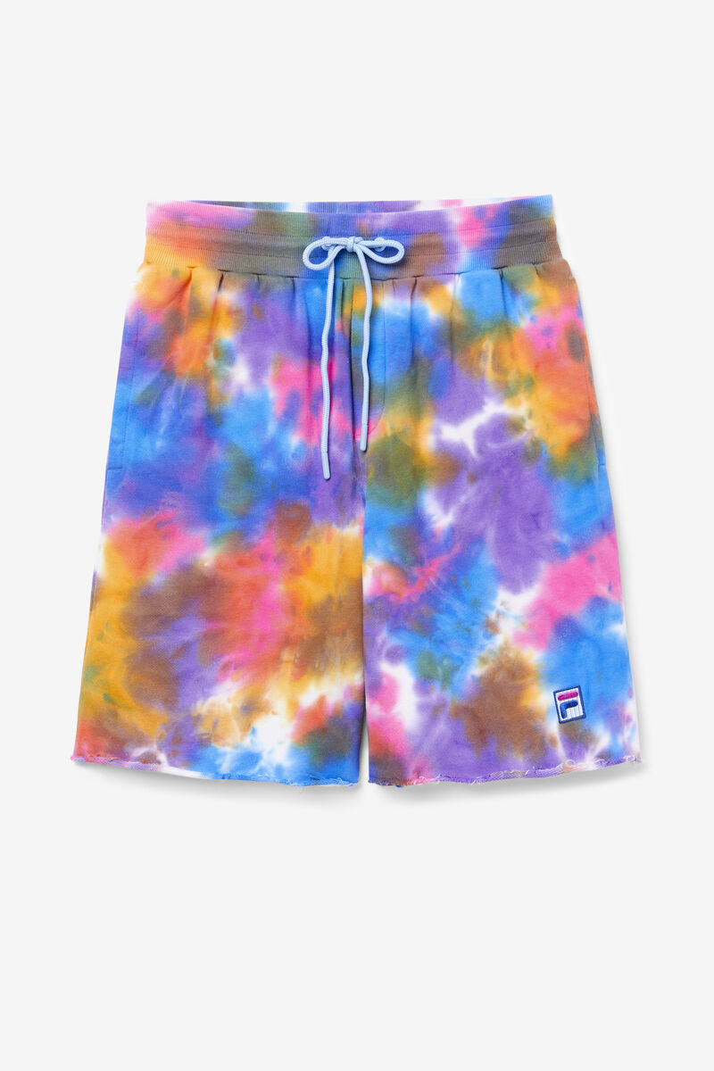Men's Fila Sloan Tie Dye Shorts Shorts Multicolor | jaipRNpTptG