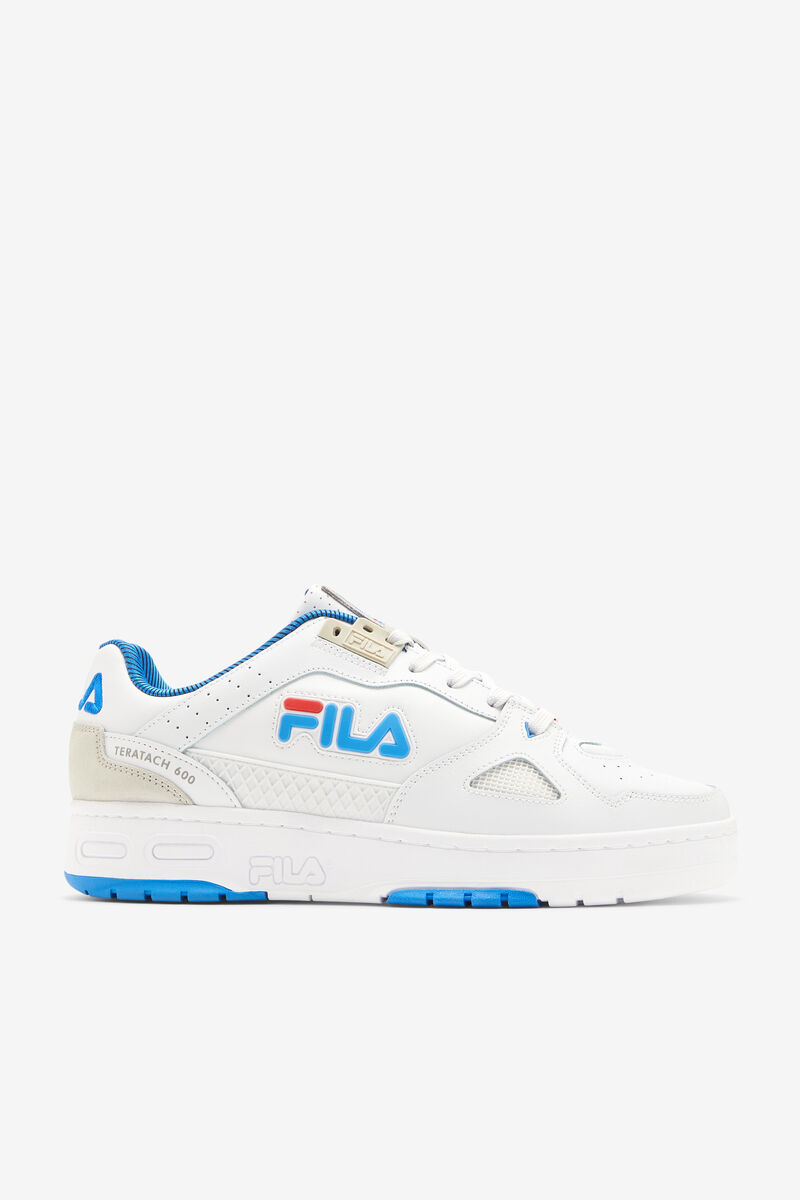 Men's Fila Teratach 600 - Sneakers & Lifestyle | Fila Sneakers White / Blue / Silver | GyDrAkcQKEZ