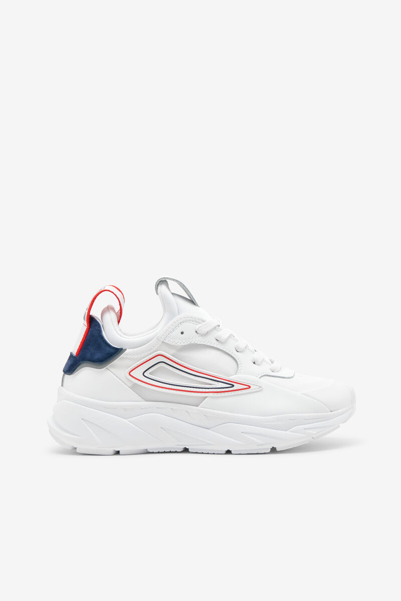 Women's Fila Amore Sneakers White / Navy / Red | 3u5EXti2fvS