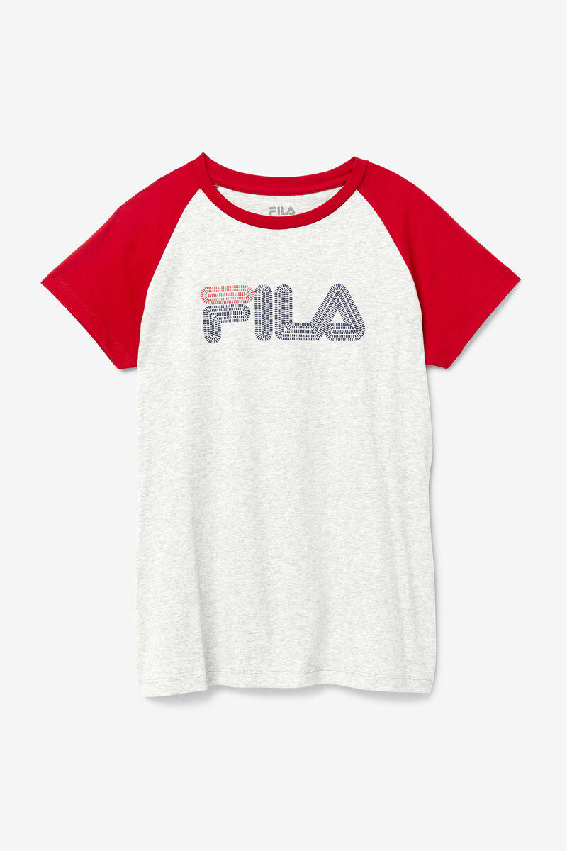 Women's Fila Baseball T Shirts Red | vf3Bfz6DURB