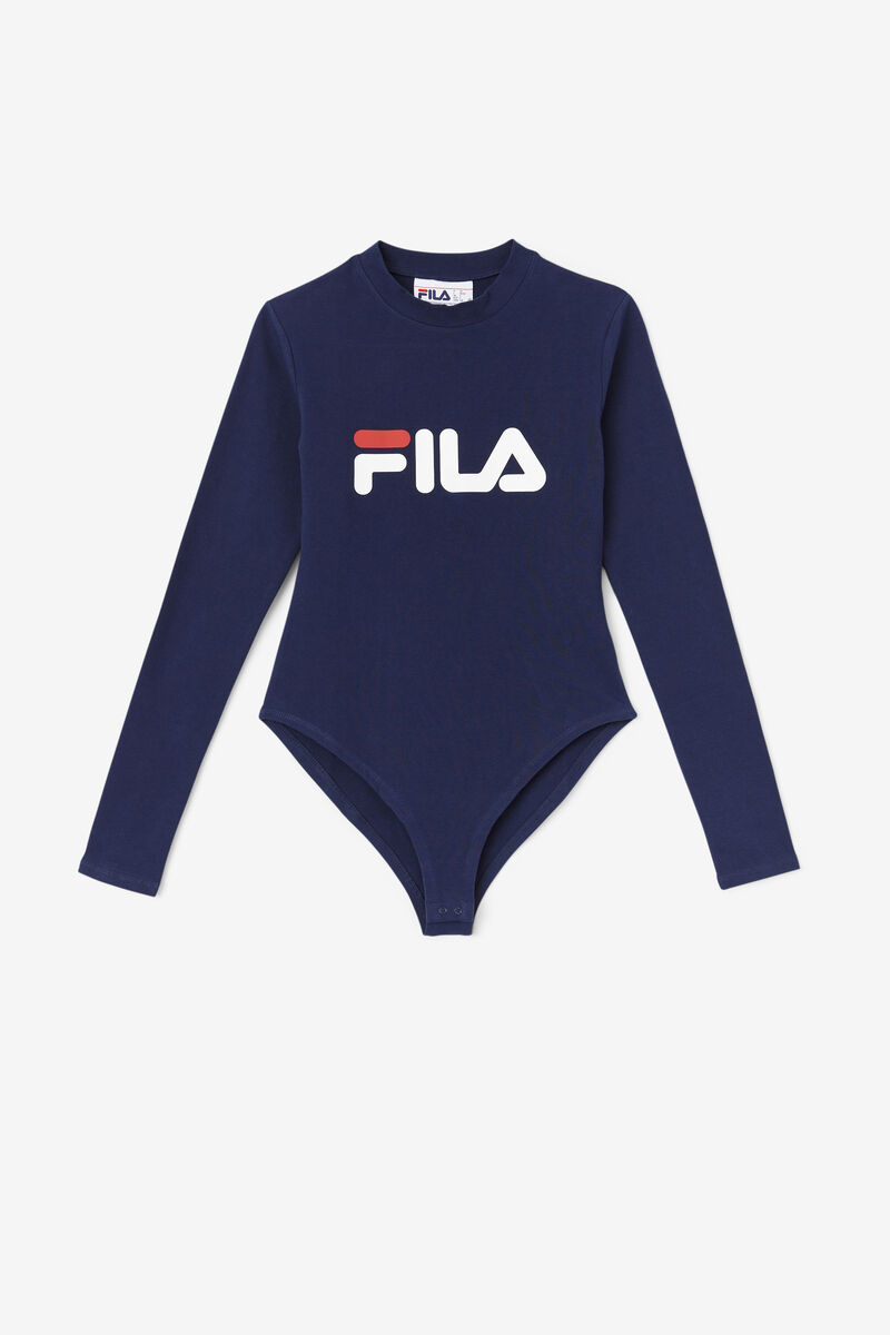 Women's Fila Chaya Bodysuit Bodysuits Navy | hrUu4wItBsw