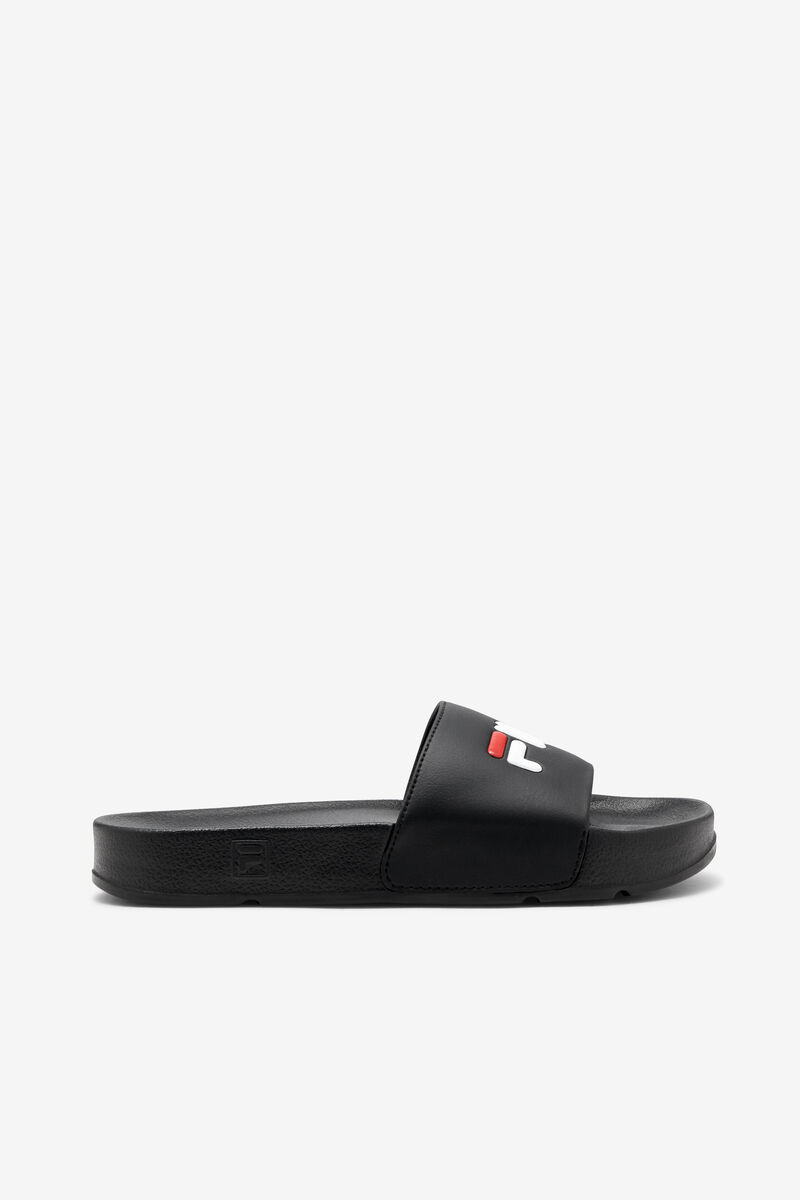 Women's Fila Drifter Sandals Black / Red / White | RHVUQG5NNOn