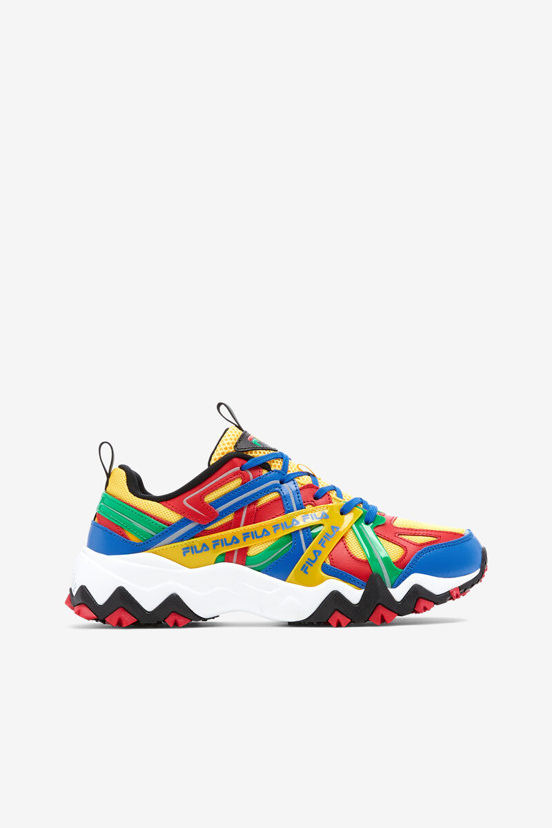 Women's Fila Electromont Sneakers Lemon / Red / Royal Blue | xLy2tf2eaKO