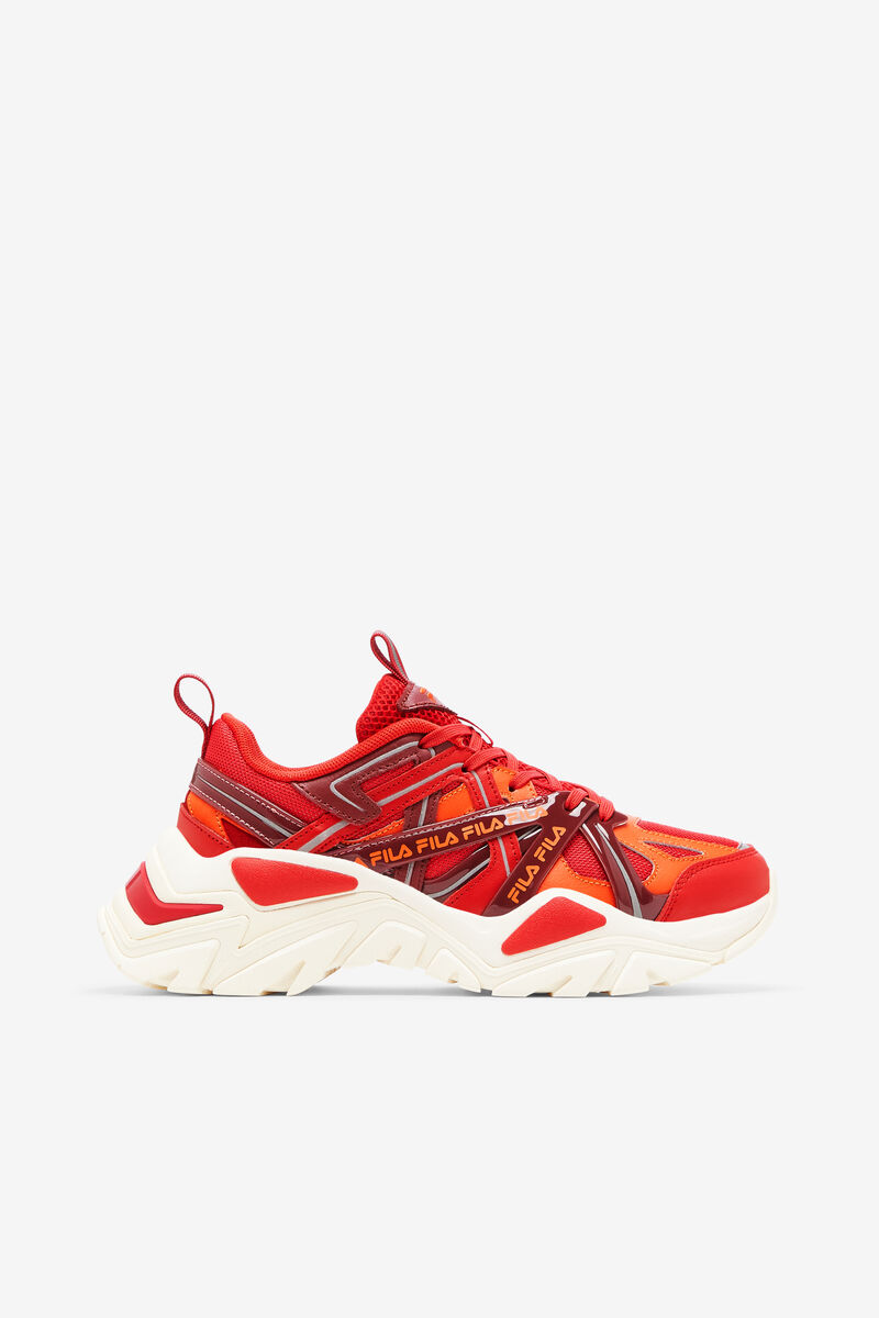 Women's Fila Electrove 2 Sneakers Red / Red | u95JSKKisQn
