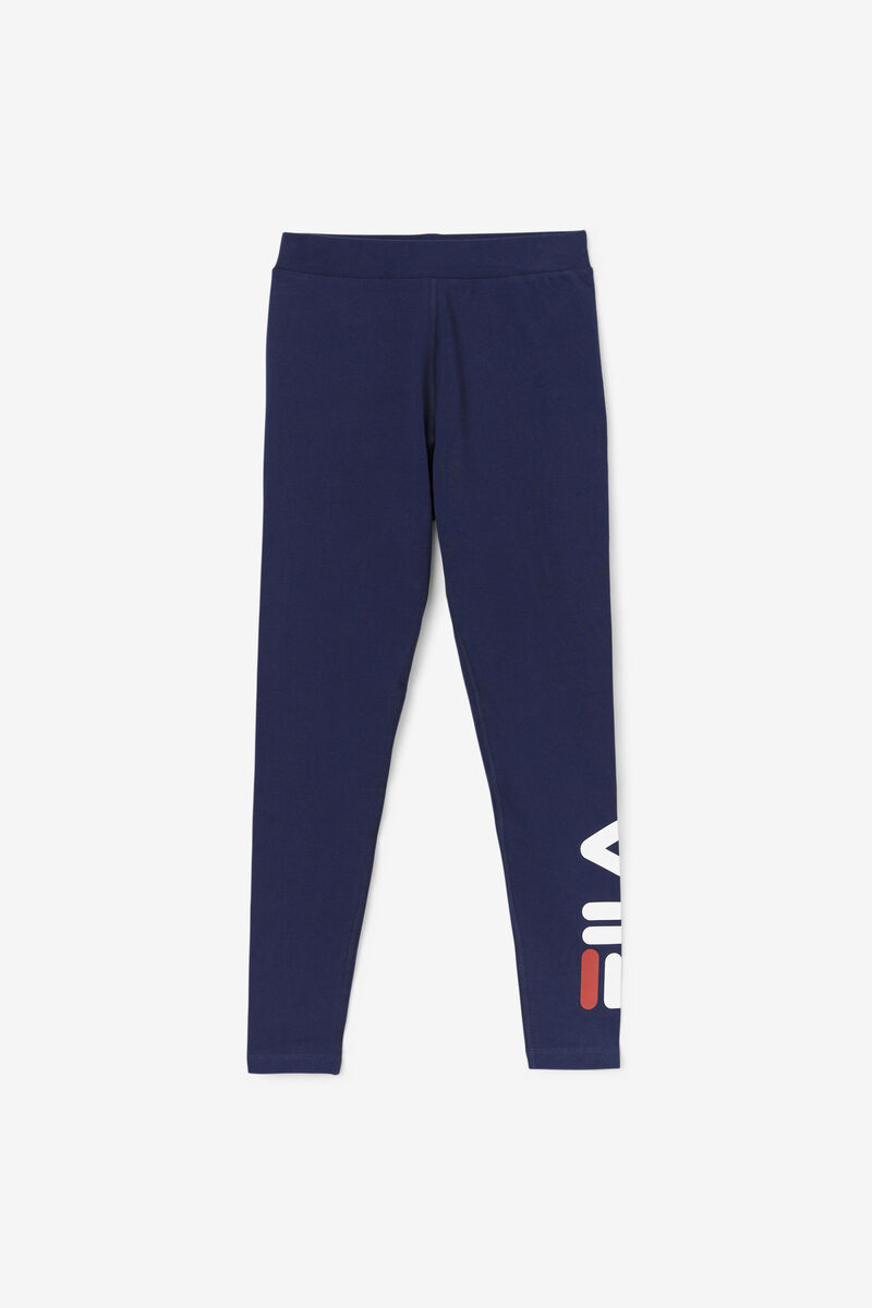 Women's Fila Elora Legging Leggings Navy | wXIM2wO6irr