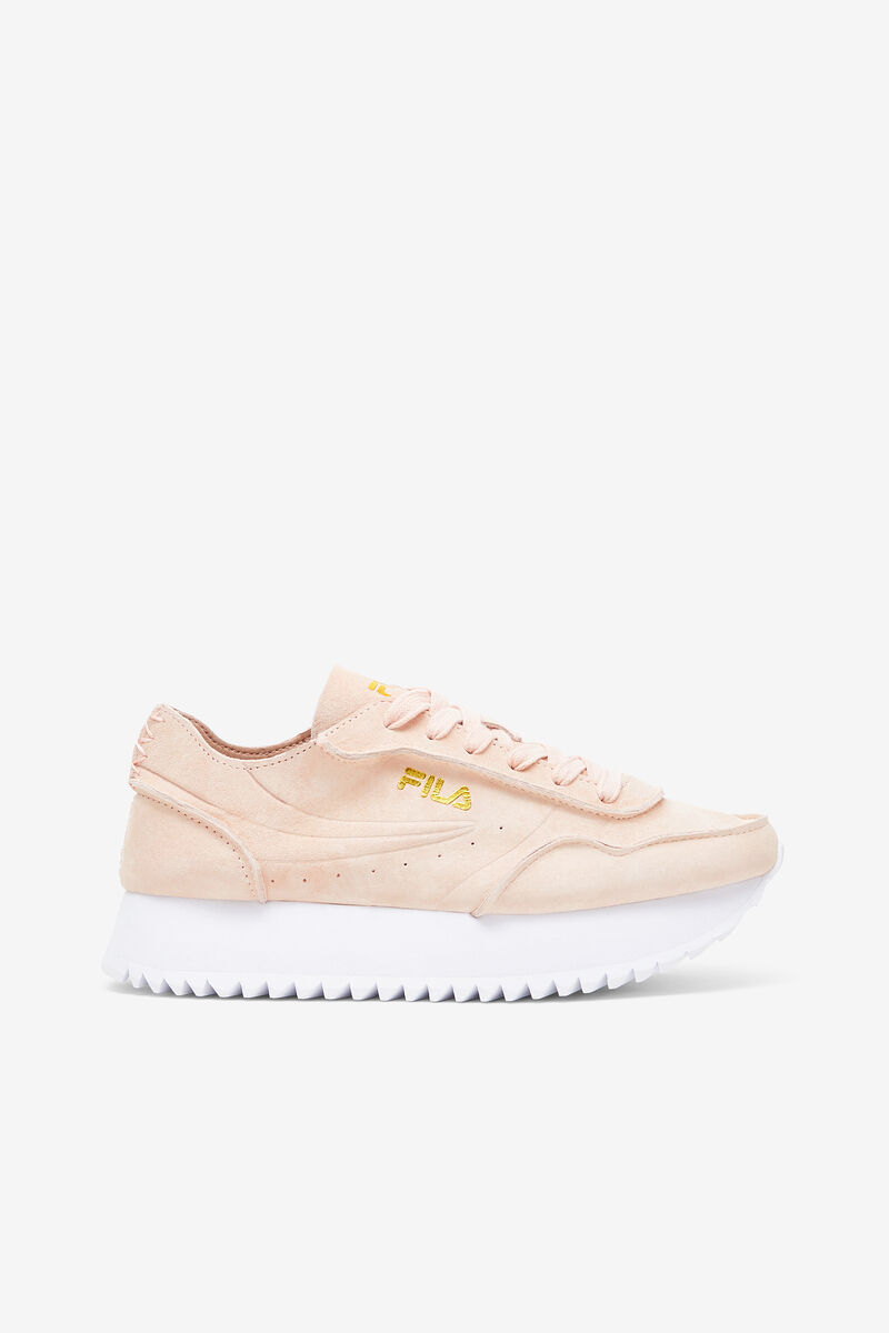 Women's Fila Fila Orbit Deconstructed Sneakers Coral / Metal Gold / White | FD9Helc81cp