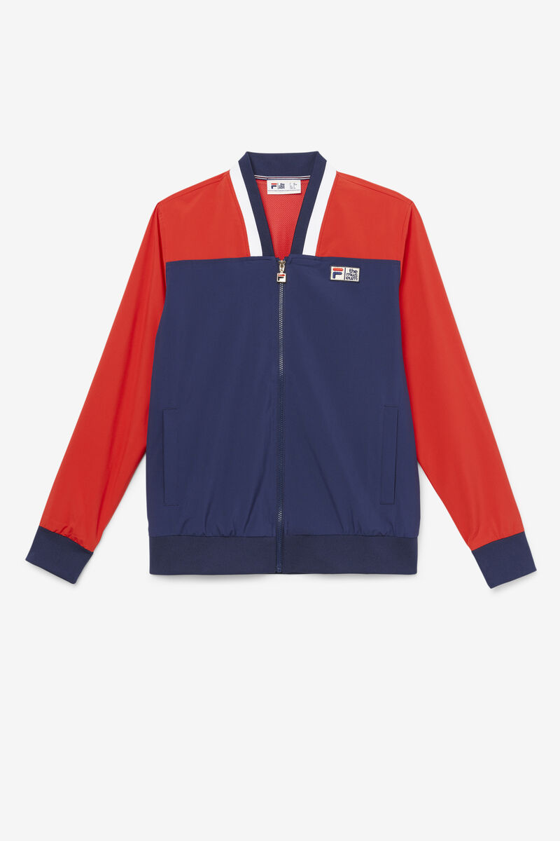 Women's Fila Fila X The Museum Track Jacket Tracksuits Navy / Red / White | OW1Aht9mo8x
