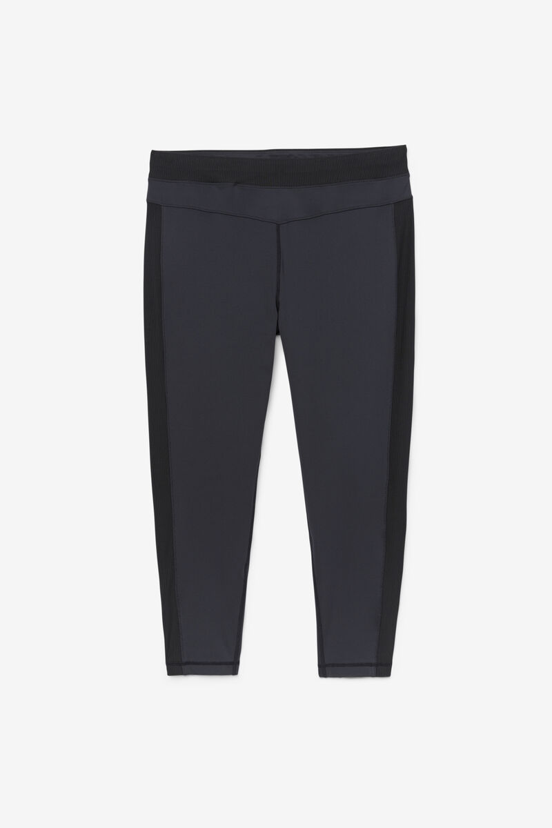 Women's Fila Forza Texture High Waist Legging Leggings Black | Mzrjc52aepW