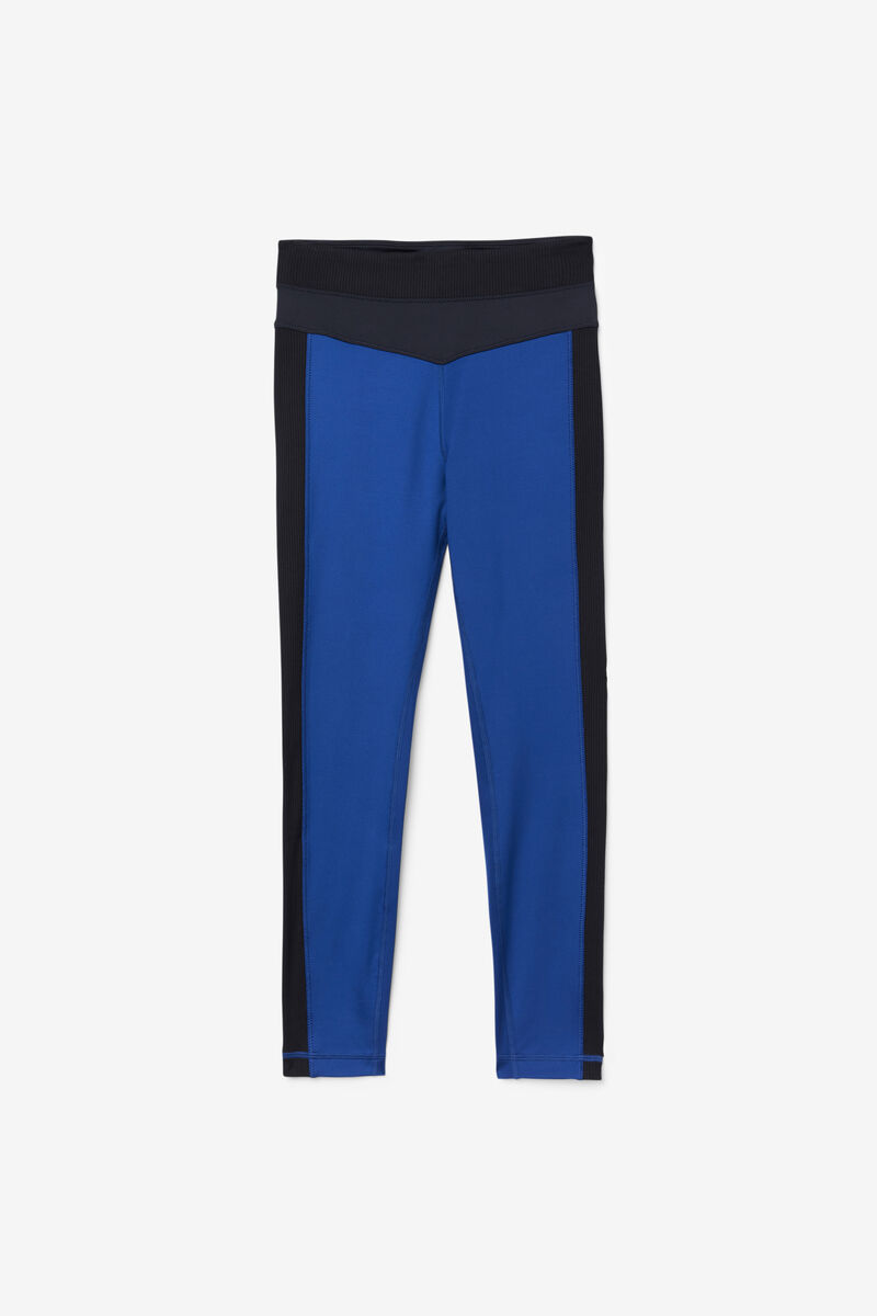 Women's Fila Forza Texture High Waist Legging Leggings Navy / Black | fxJUngdqlkn