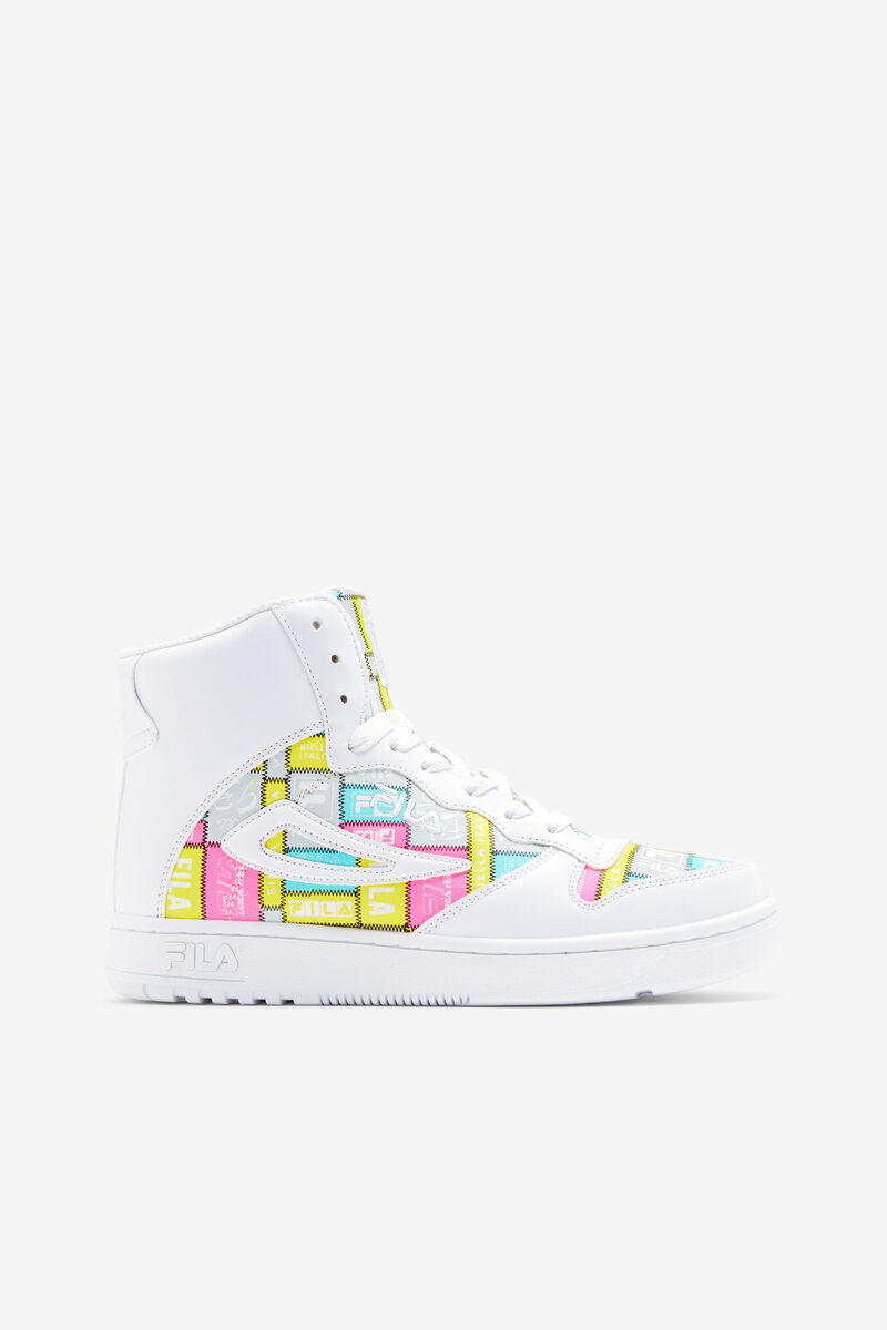 Women's Fila Fx-dsx Mid Patchwork Sneakers White / Purple | ebiGJW4aenj