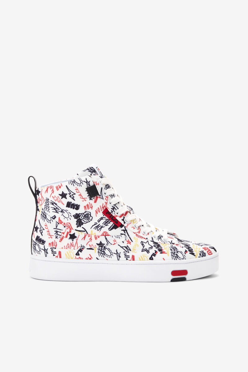 Women's Fila Gennaio Sneakers White / Black / Multicolor | vBE4gGFdbi2
