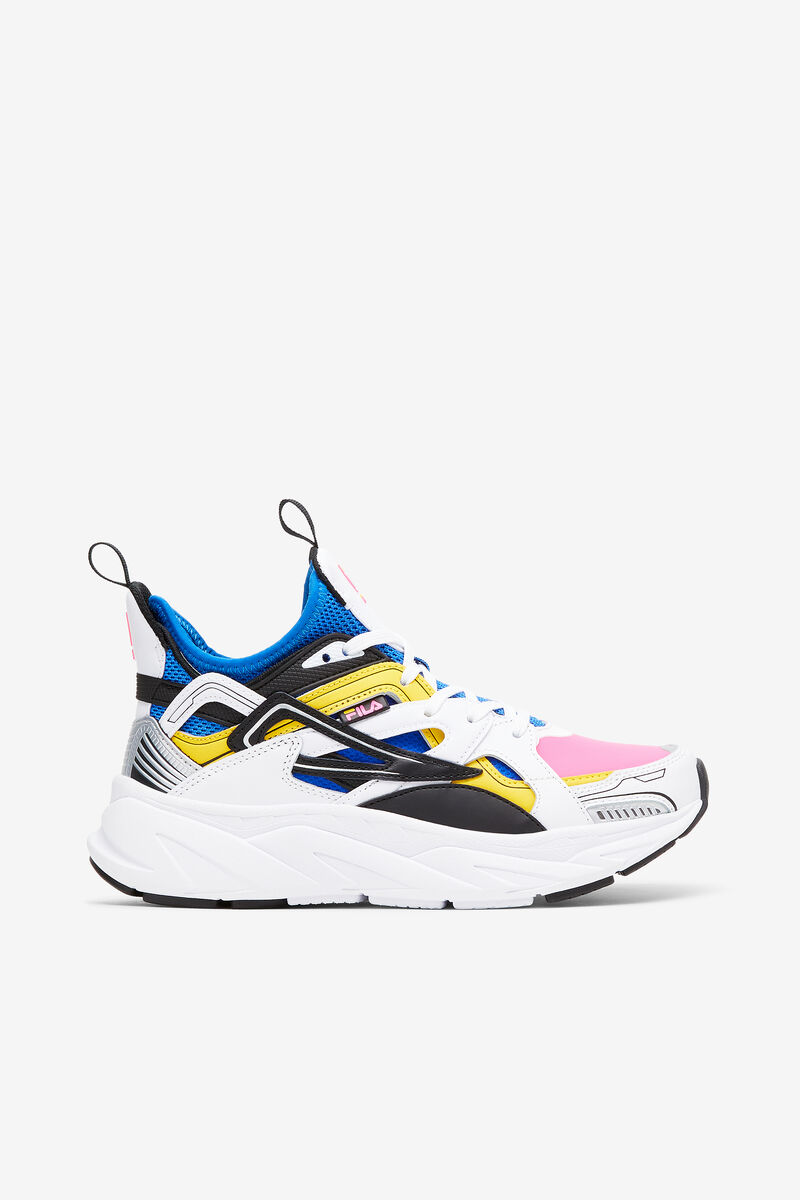 Women's Fila Hallasan Sneakers White / Black / Blue | RQQ1dCMjB65
