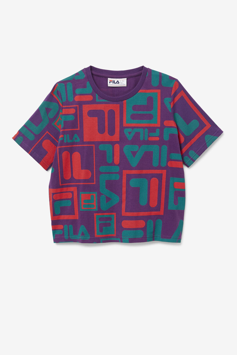 Women's Fila Josephine T Shirts Royal Blue | ubnsa9AEcNV