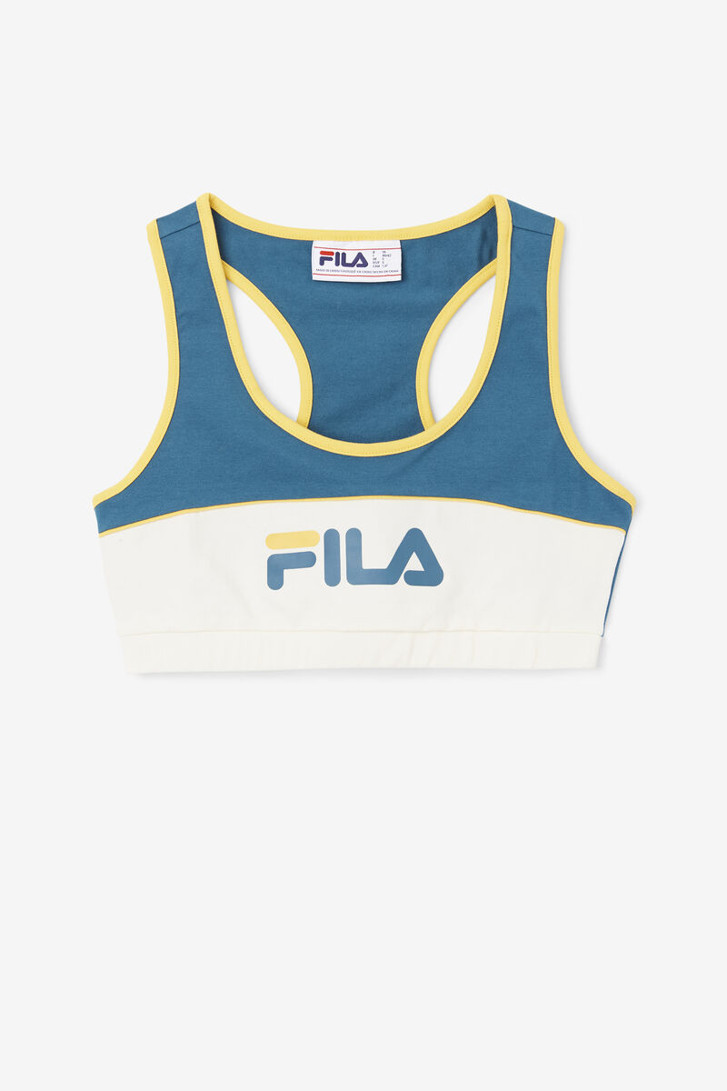 Women's Fila Kairi Bra Top Sports Bra Blue Coral | 21XV1vBhltu