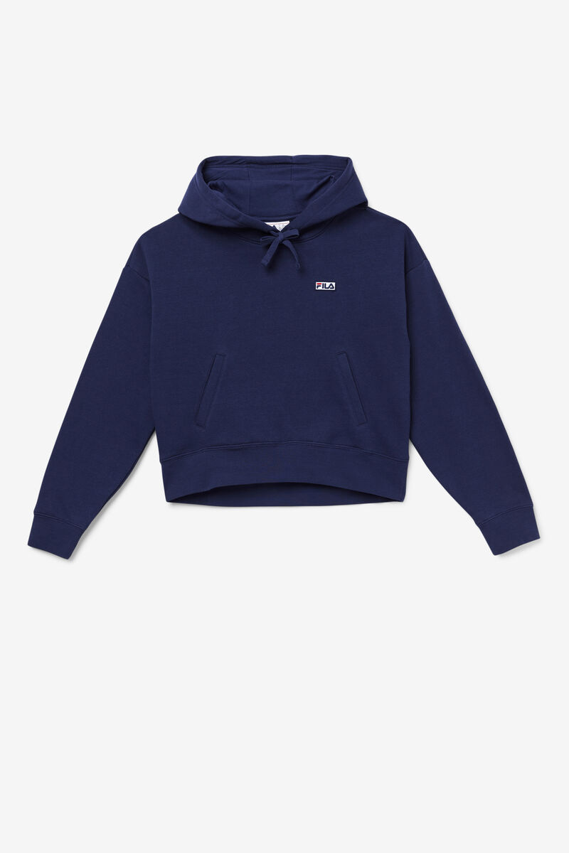 Women's Fila Marina Hoodie Hoodies Navy | EQS5h6M6RSR