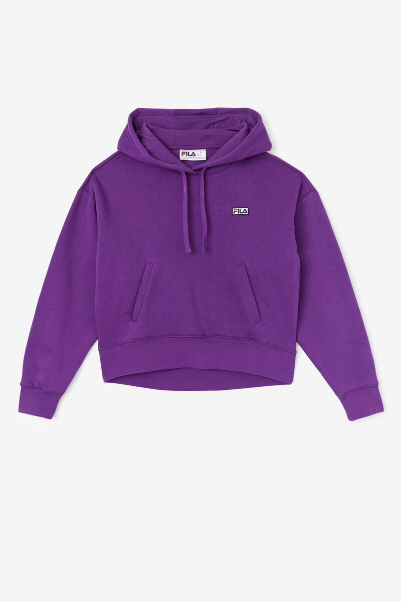Women's Fila Marina Hoodie Hoodies Purple | SxQany2OETd