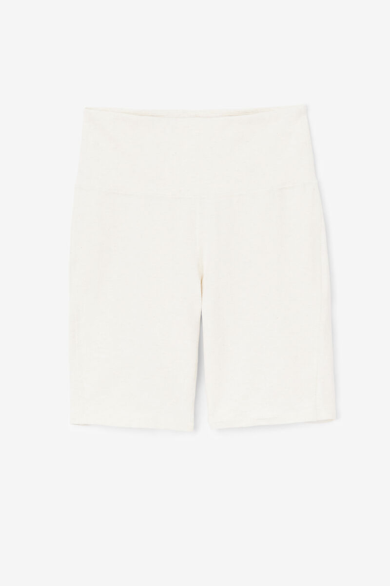 Women's Fila Marlowe High Rise Bike Short Shorts Light Yellow | Dg6uLfo4Xlo