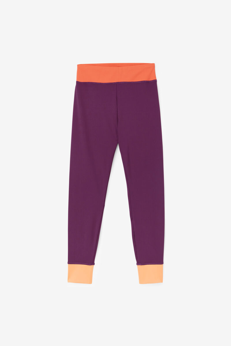 Women's Fila Marnie Base Layer Legging Tracksuits Rose Red | kcODEIzr23H