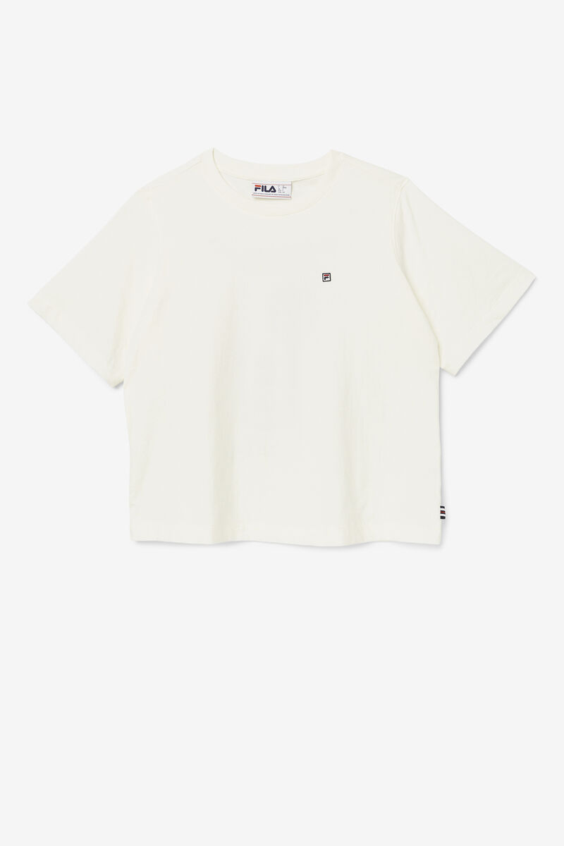 Women's Fila Mirra Cropped T Shirts White | PMZ62GxfRA8
