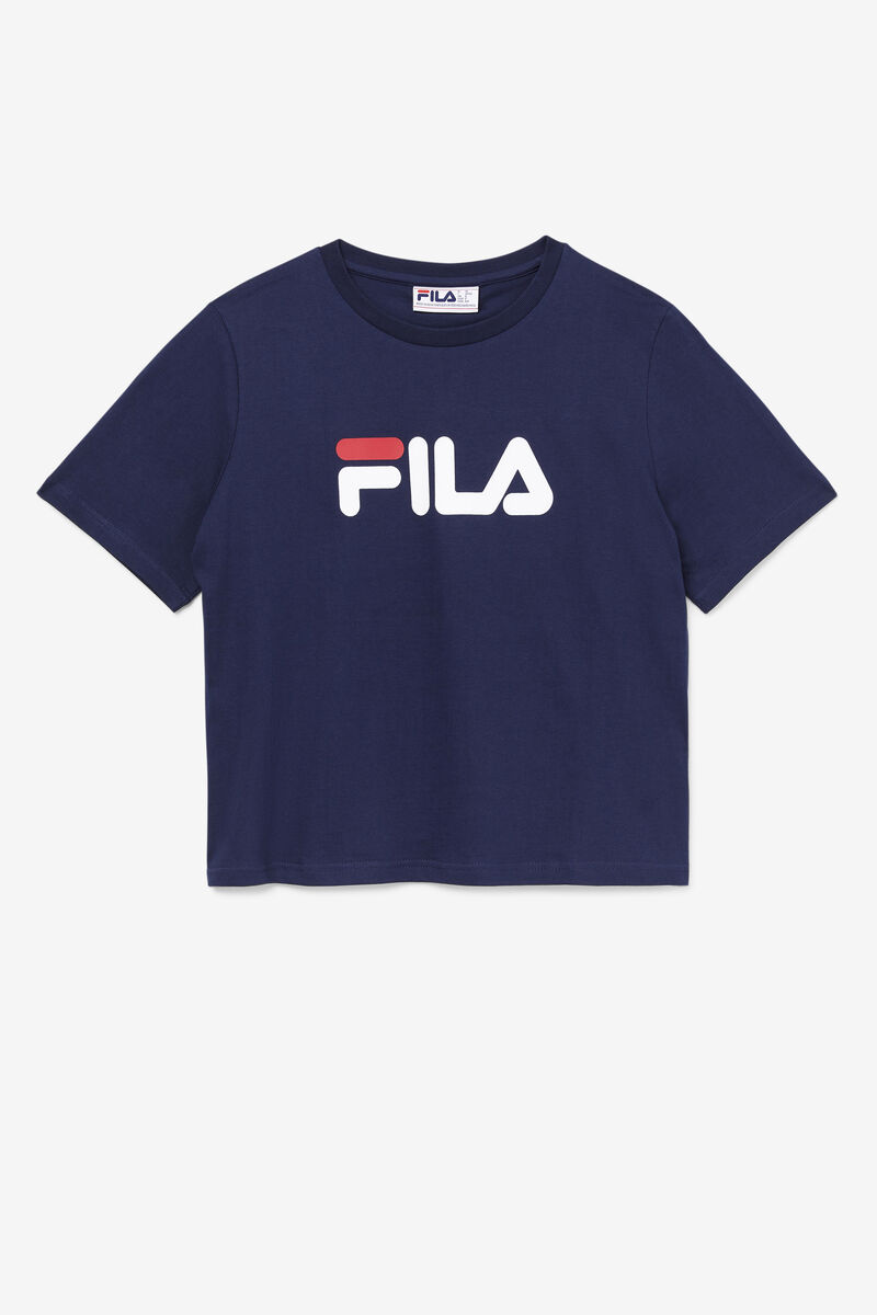 Women's Fila Miss Eagle T Shirts Navy / Red / White | qBLASH4C3Cz