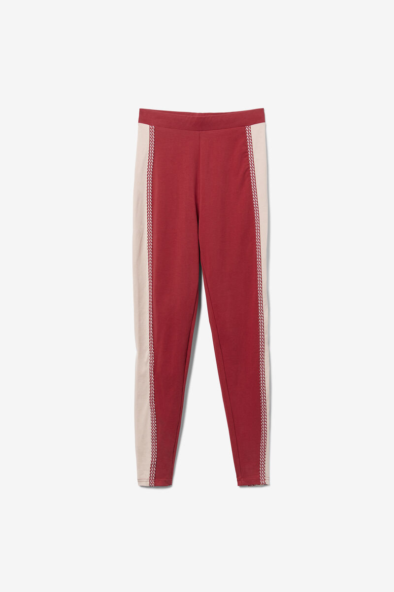 Women's Fila Ona Legging Leggings Red / Rose | GsY6FQ18sHB
