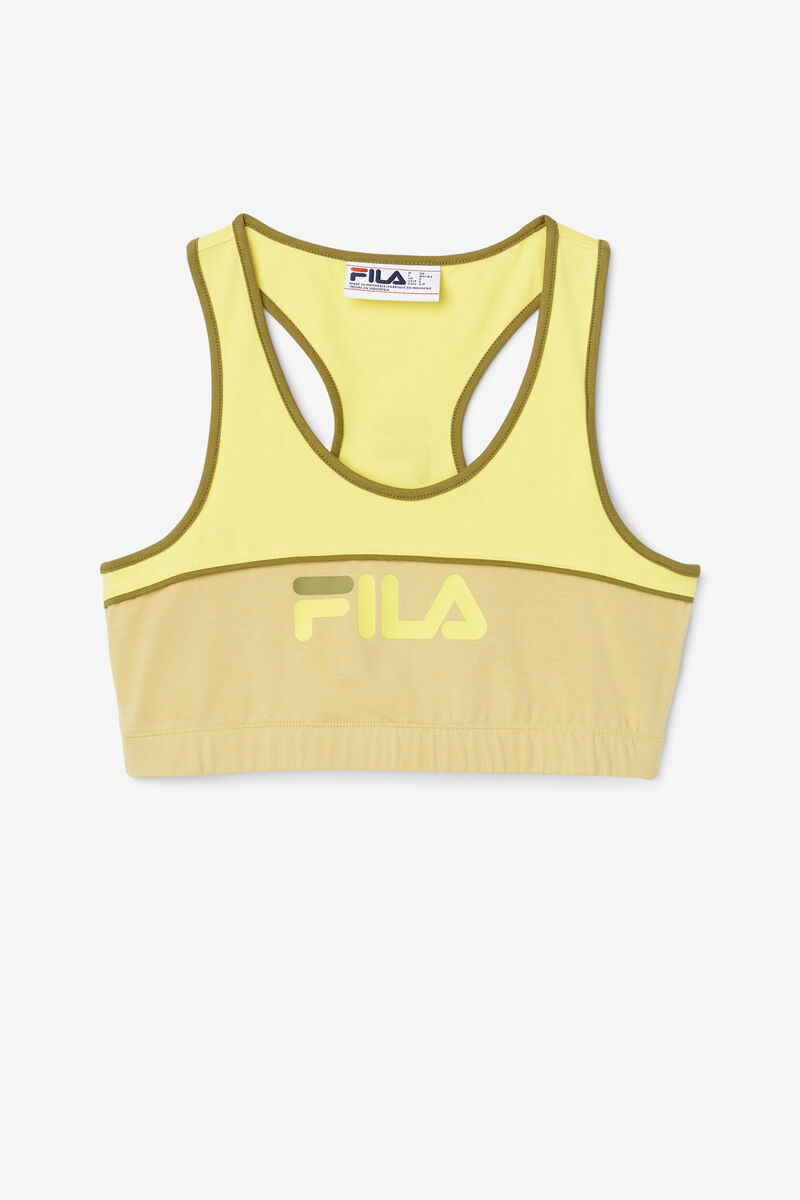 Women's Fila Poesia Bra Top Leggings Olive | RU4Pp5b6xtm