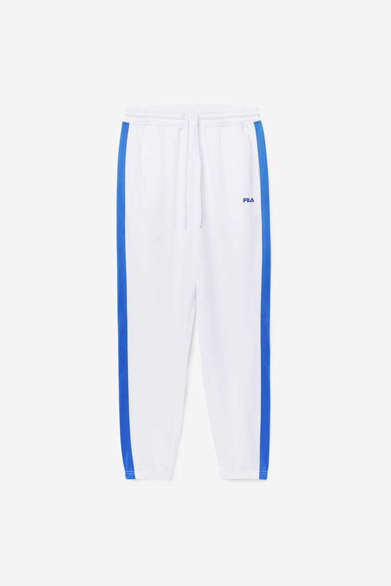 Women's Fila Puerto Rico Pant Tracksuits White / Blue | ZJ7hUriHgrQ
