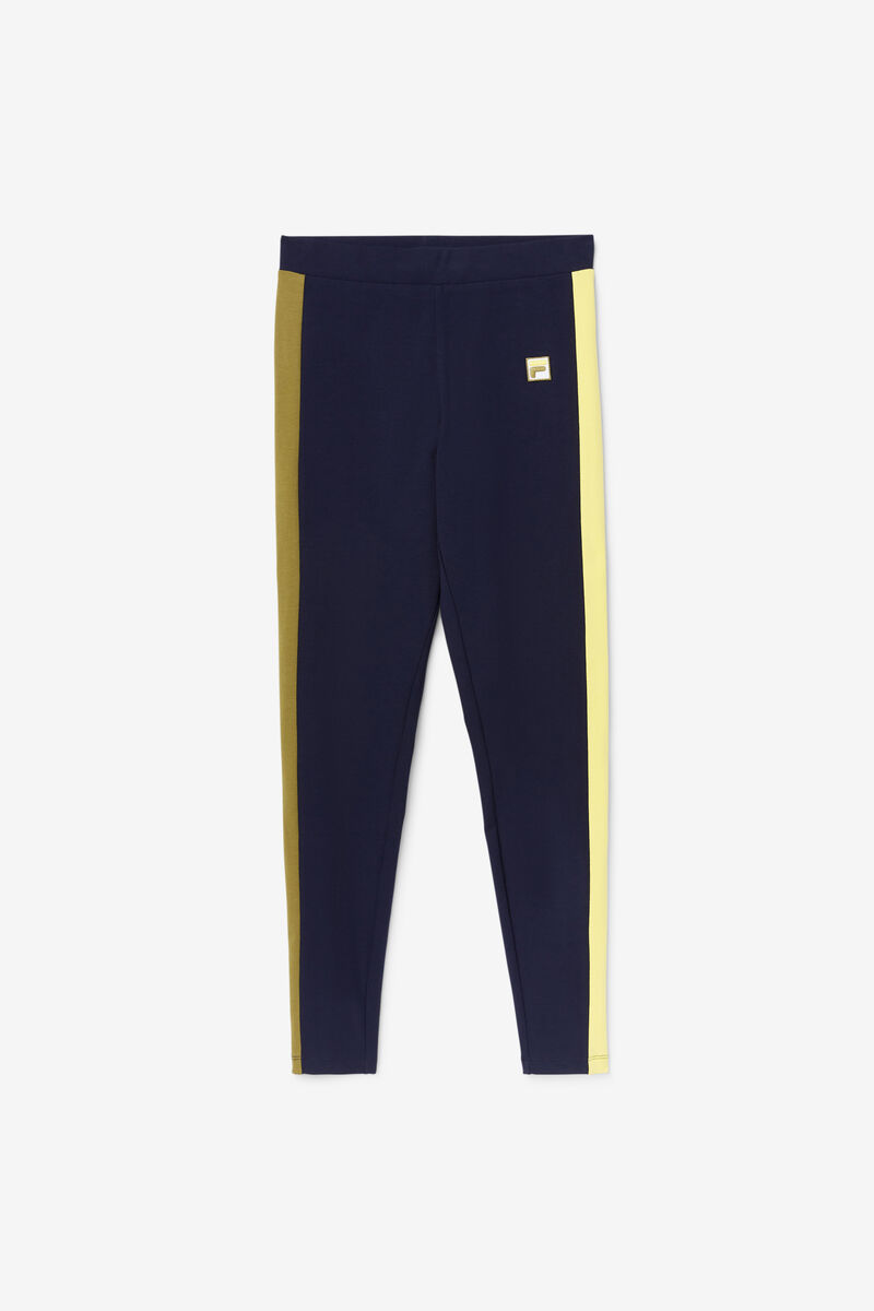 Women's Fila Riviera Legging Leggings Navy / Olive | rVioHYvRy8L