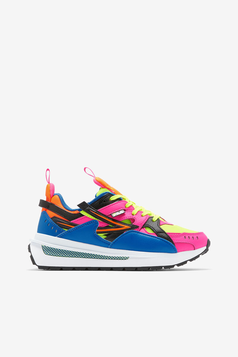 Women's Fila Sandenal Sneakers Yellow / Pink / Blue | JylwrD6Mz7D
