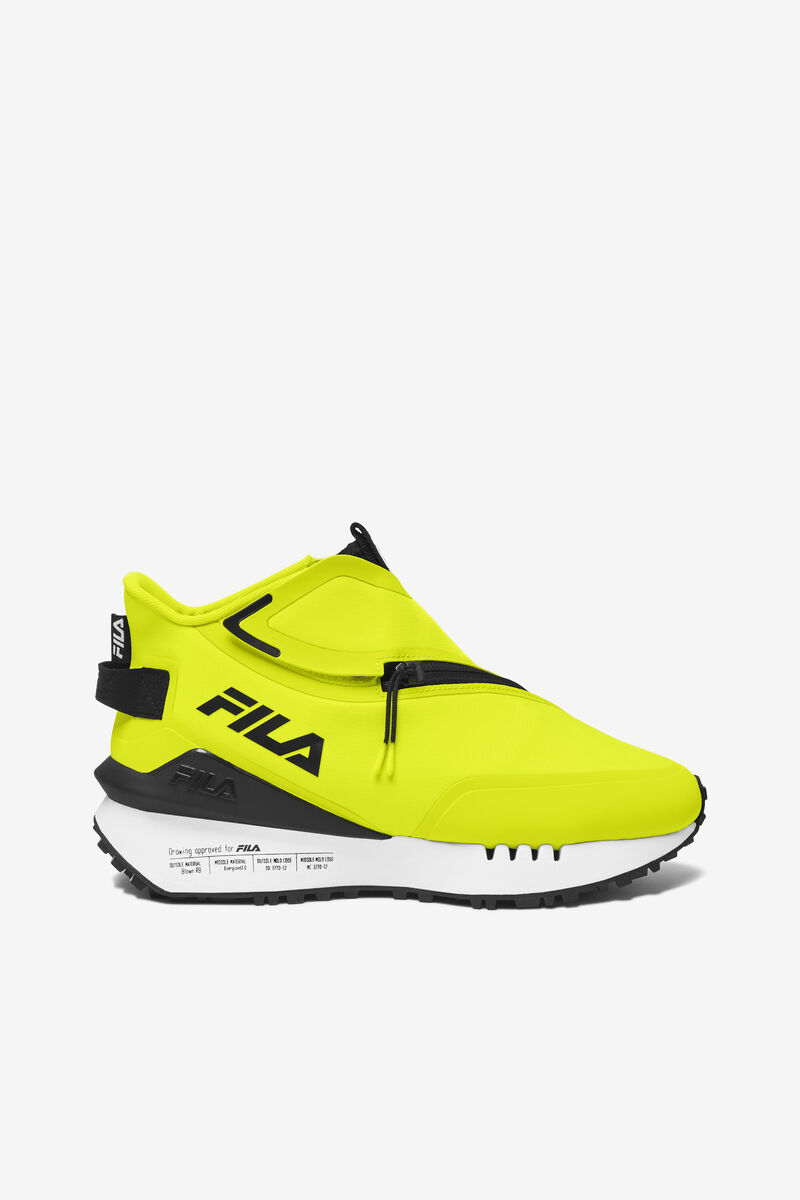 Women's Fila Space Runner Sneakers Yellow / Black / White | 3TtcEje75MS