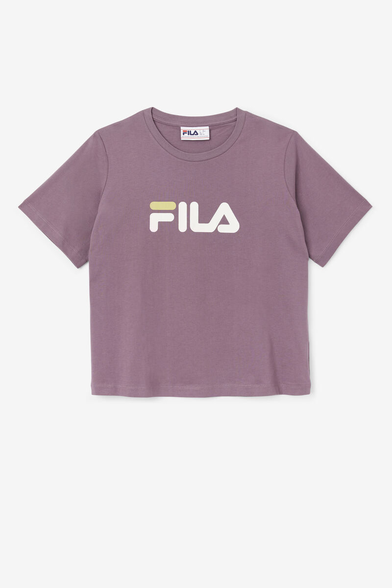 Women's Fila Thea T Shirts Lavender | U6cbibGXaqr