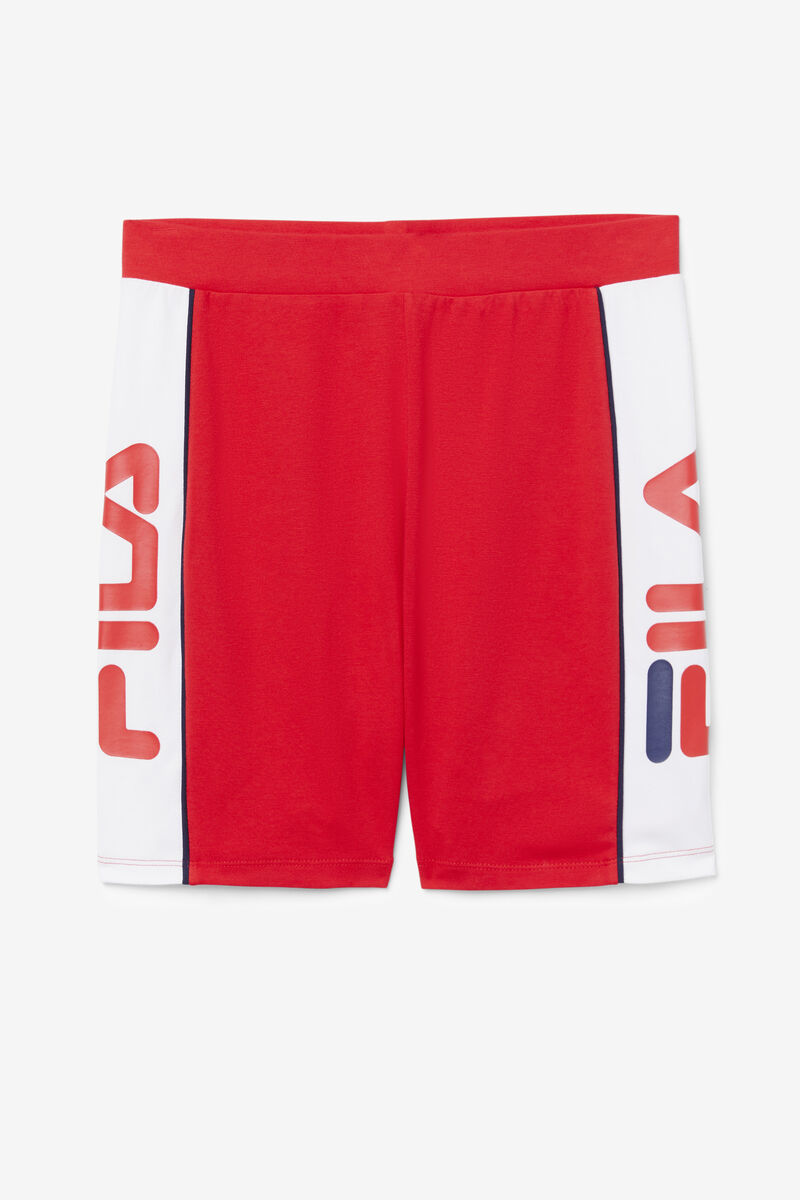 Women's Fila Trina Bike Short Leggings Red / White / Navy | 5bHbDJ2gLxi