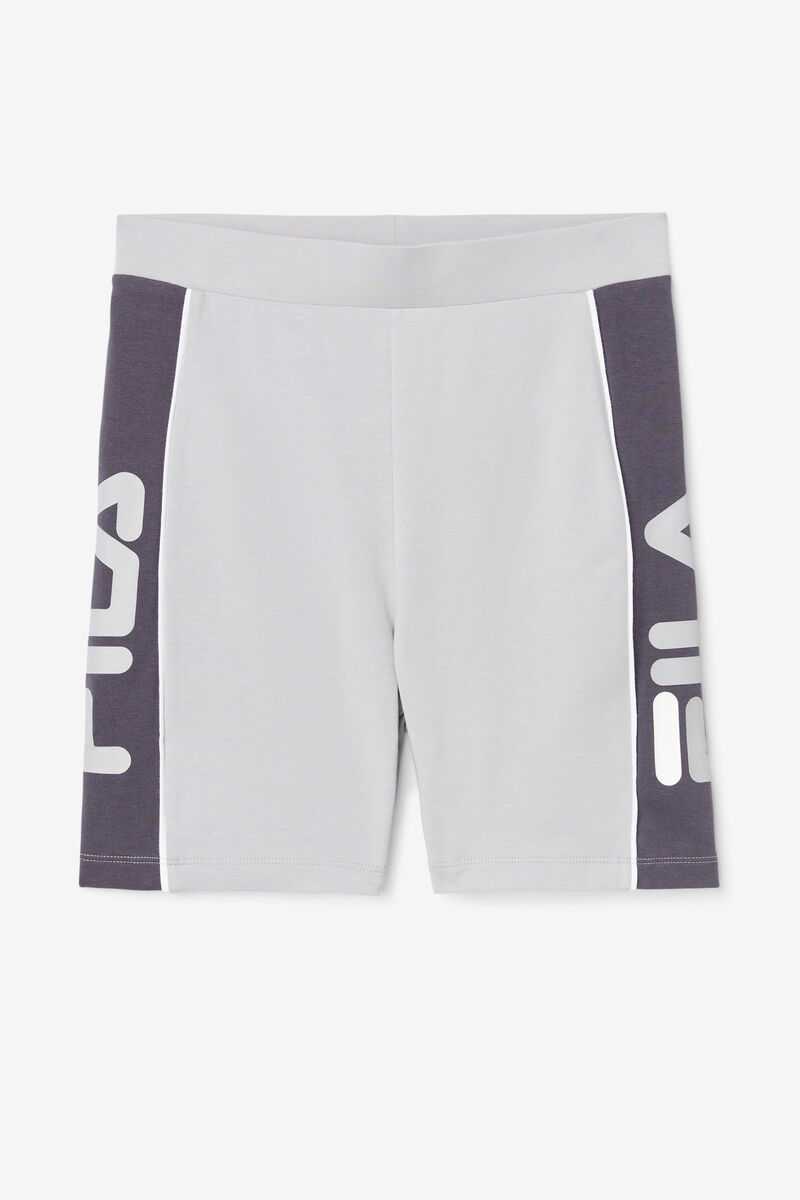 Women's Fila Trina Bike Short Leggings Silver / White | jWMtjfklbqz