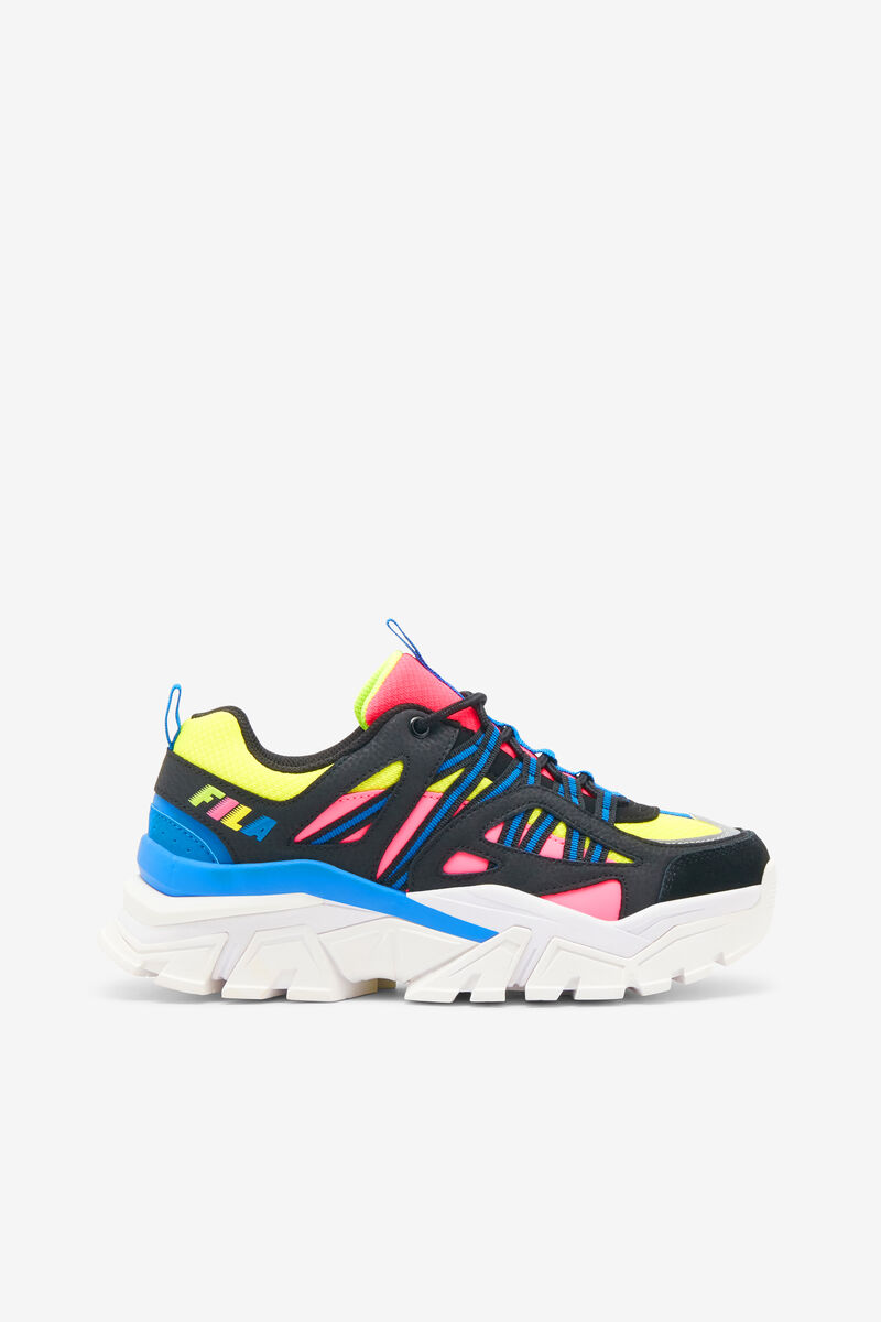 Women's Fila Vitalize Sneakers Lemon / Pink / Royal Blue | MtACWGNnOEN