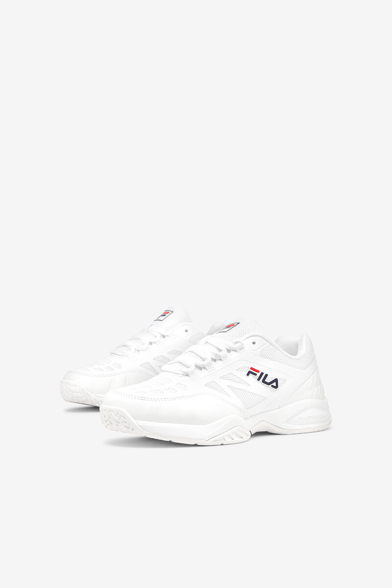 Kids' Fila Big Axilus Jr Tennis Shoes White / White / White | FIf4ItmftJN