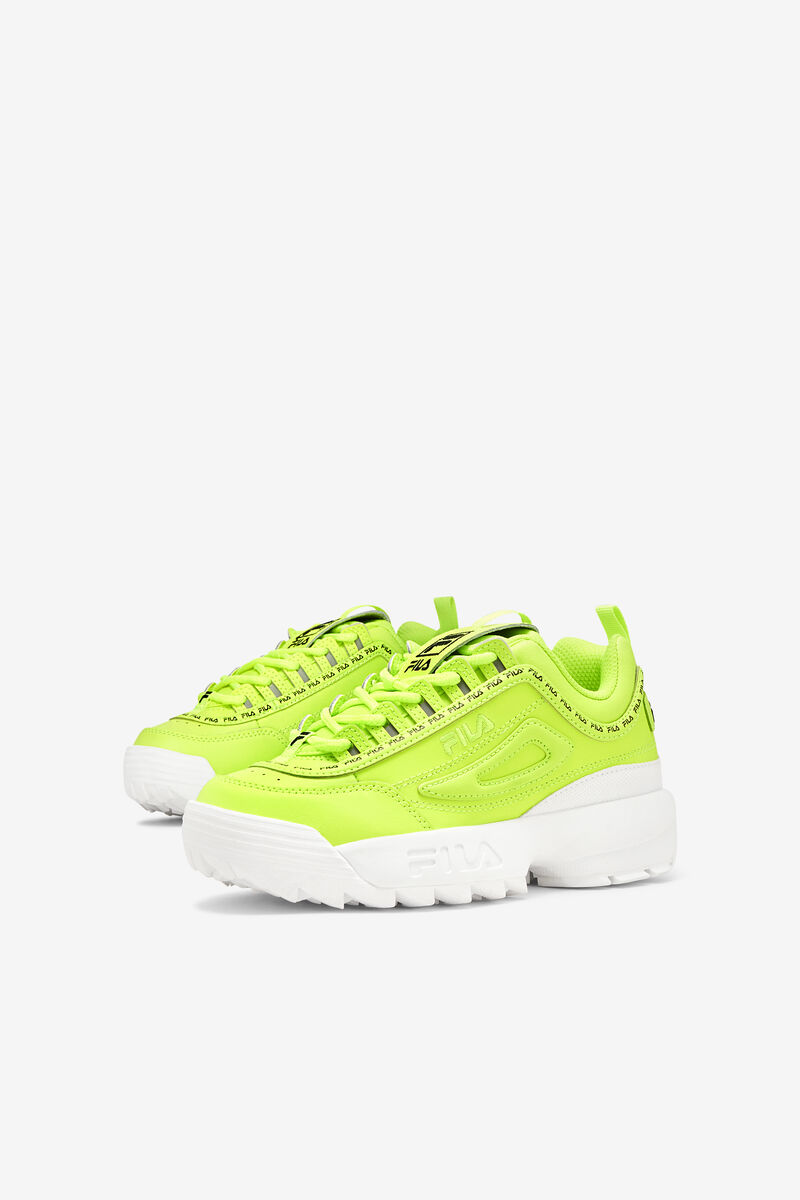 Kids' Fila Big Disruptor 2 Repeat Platform Shoes Yellow / White / Black | IEIoLjkCKRO