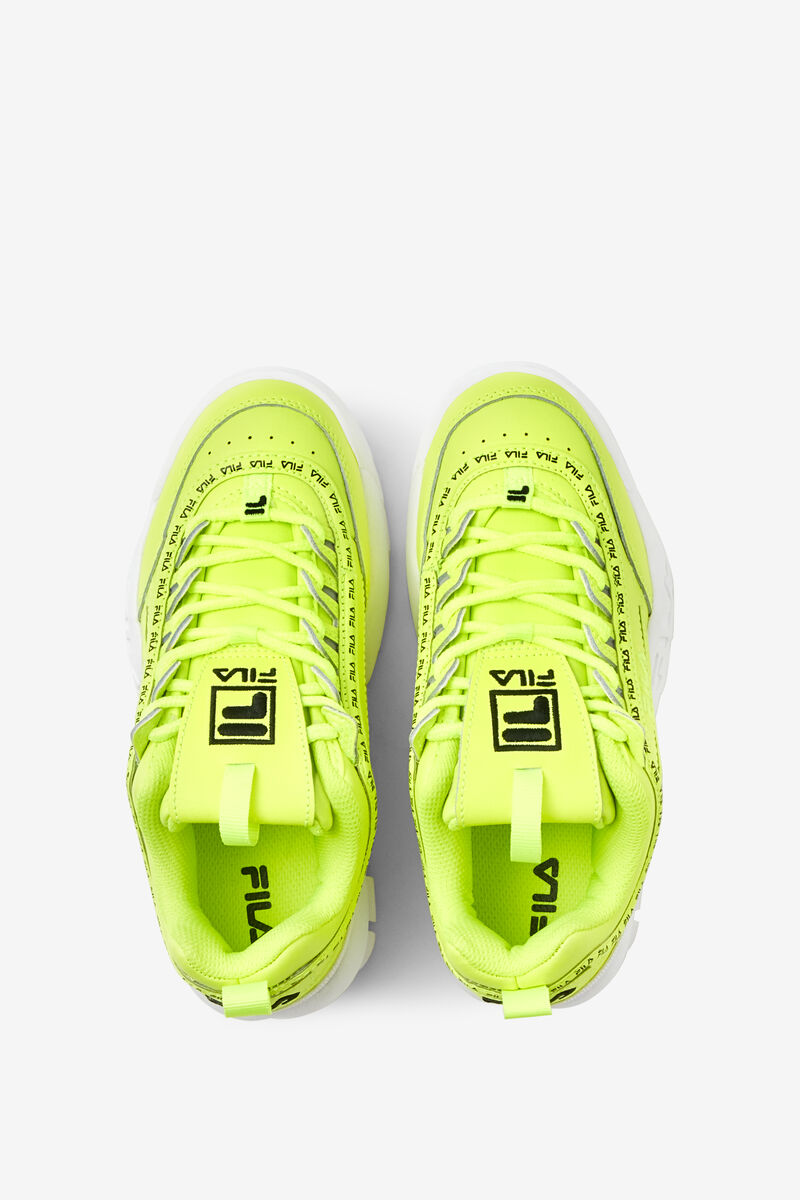 Kids' Fila Big Disruptor 2 Repeat Platform Shoes Yellow / White / Black | IEIoLjkCKRO