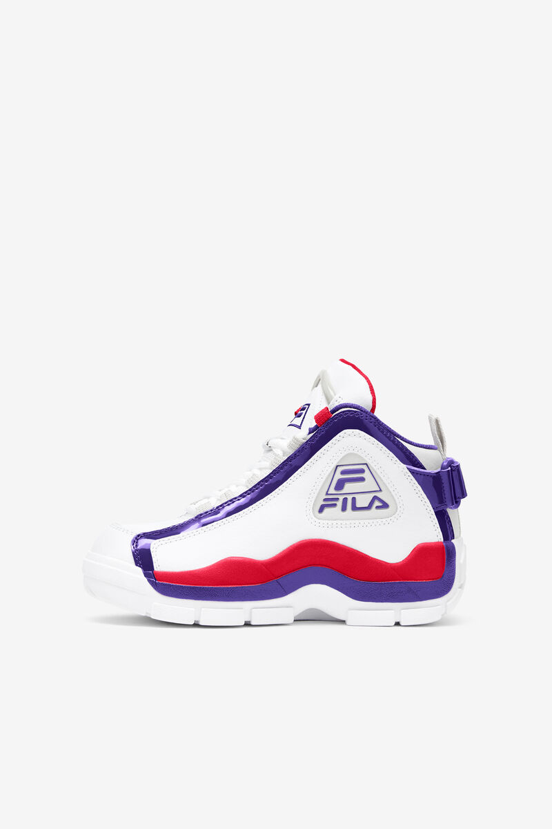 Kids' Fila Big Grant Hill 2 Basketball Shoes White / Deep Blue | 4NdXSMaYWhO