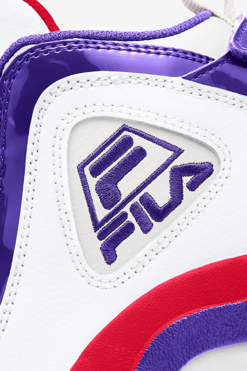 Kids' Fila Big Grant Hill 2 Basketball Shoes White / Deep Blue | 4NdXSMaYWhO