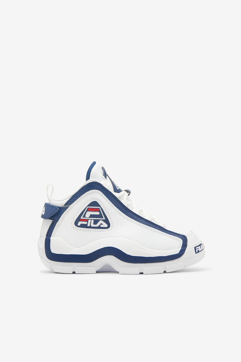 Kids\' Fila Big Grant Hill 2 Basketball Shoes White / Navy / Red | leNfj1Uamsa