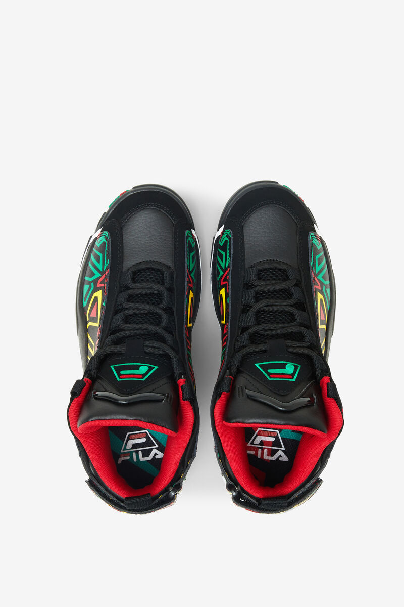 Kids' Fila Big Grant Hill 2 Basketball Shoes Blue / Red | mxpgx3ZhJLp