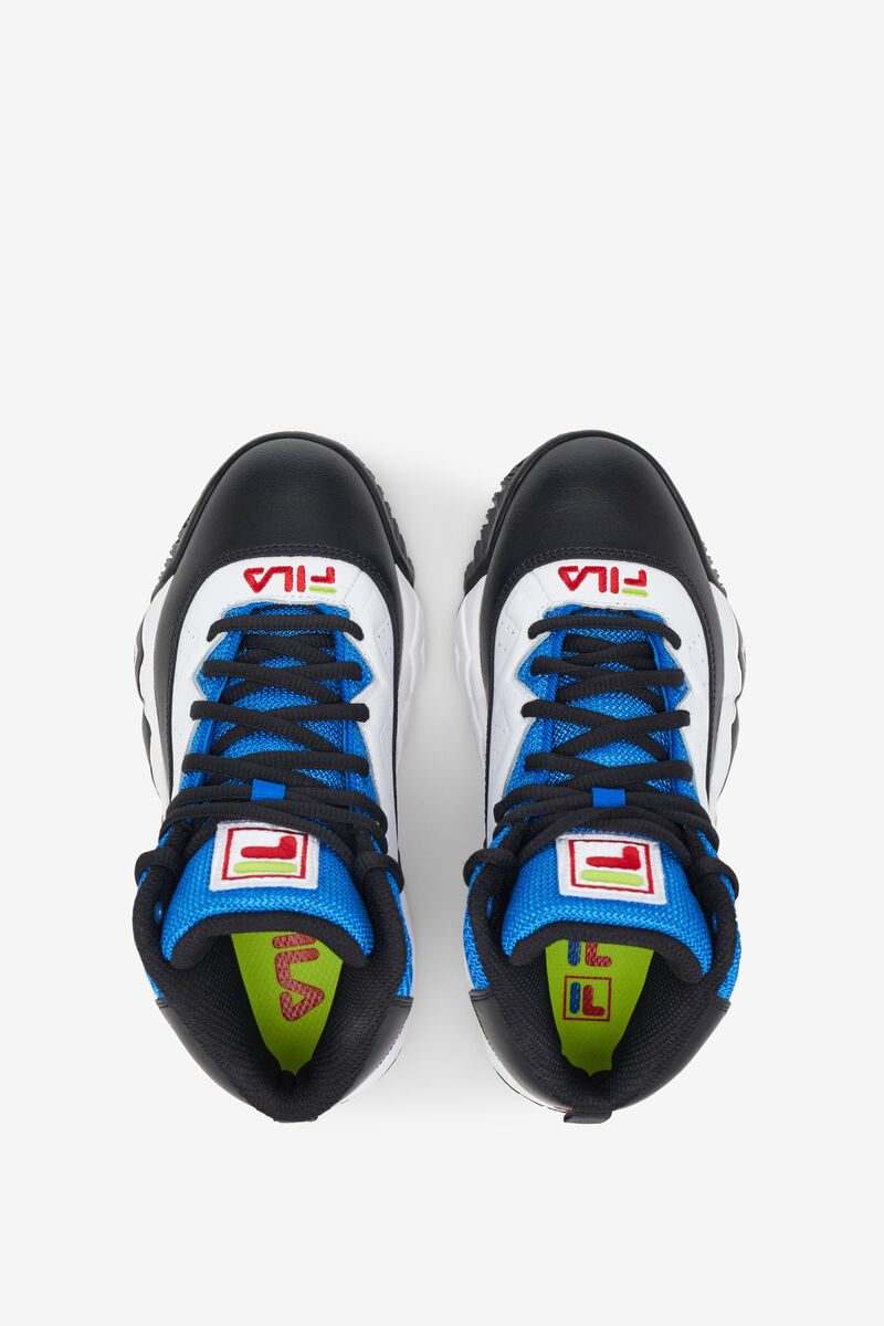 Kids' Fila Big Mb Basketball Shoes White / Black / Blue | 29JxgrPL6Ce