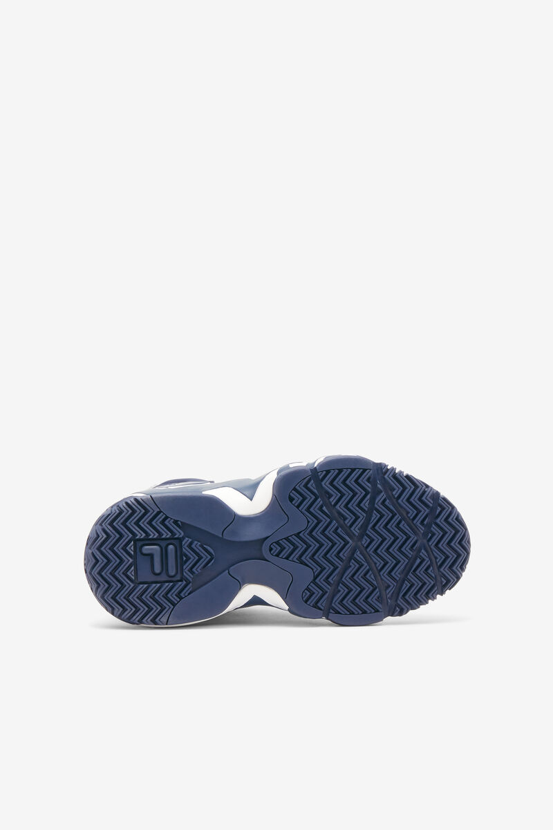 Kids' Fila Big Mb Basketball Shoes White / Navy / Red | rulGZBu9cRk
