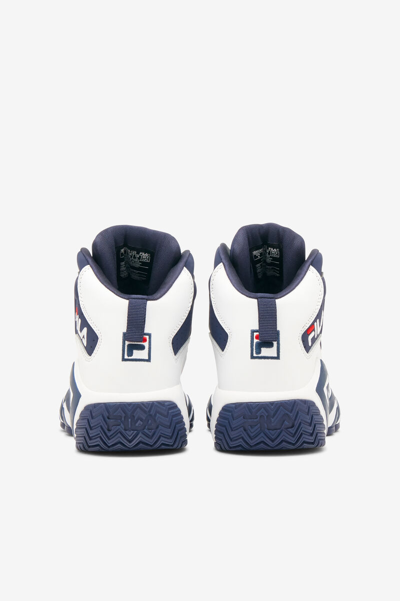 Kids' Fila Big Mb Basketball Shoes White / Navy / Red | rulGZBu9cRk