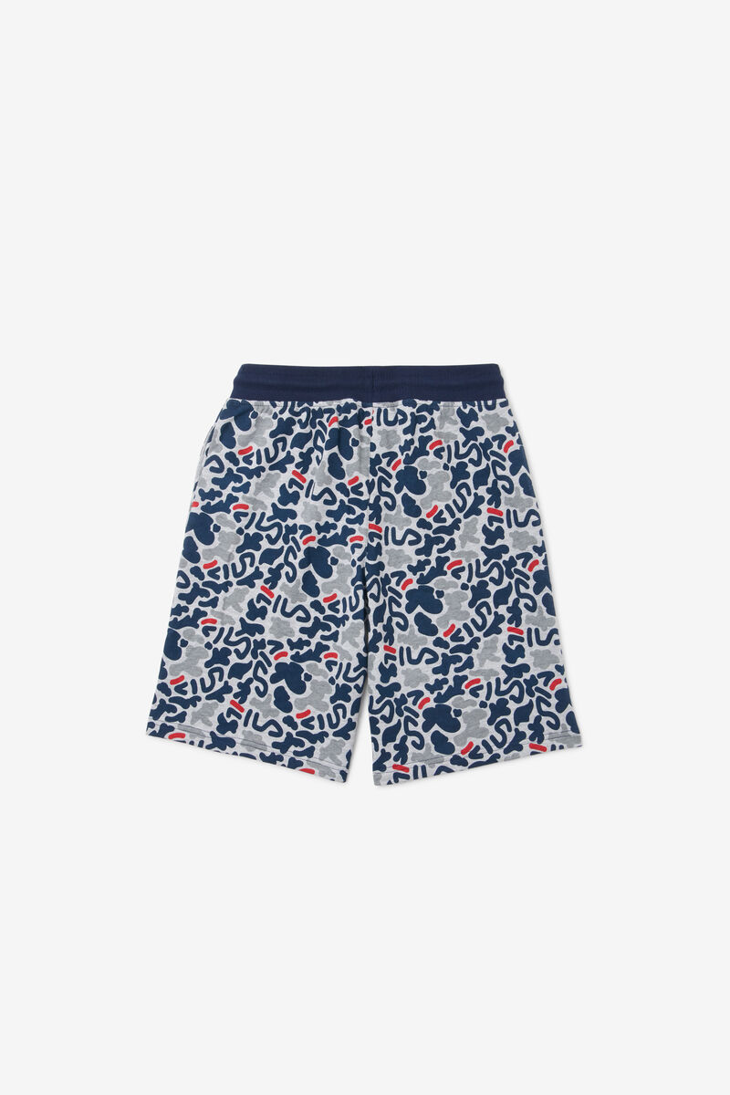 Kids' Fila Disruptor Camo Print Short Shorts Grey | RSO6hwJpkb8