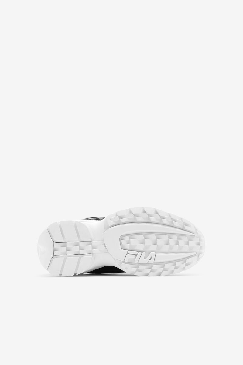 Kids' Fila Little Disruptor 2 Exp Platform Shoes Black / White / Black | VGRGP3z6ZOv