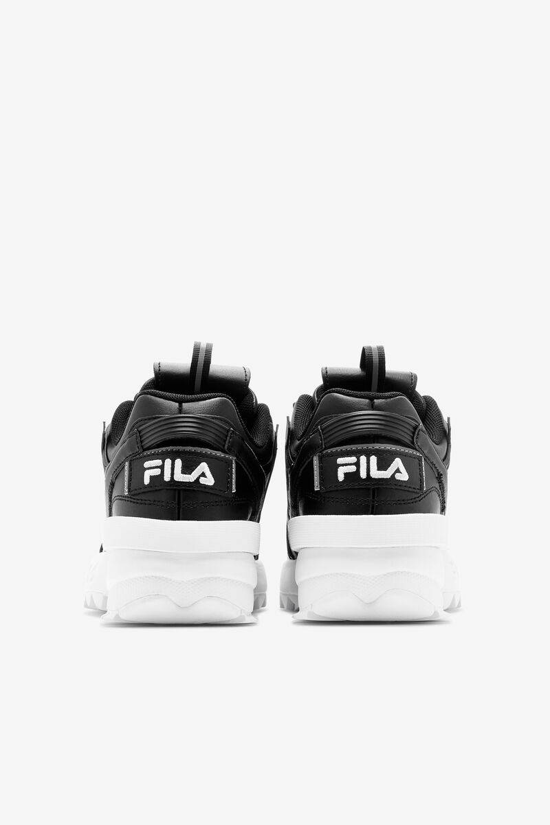 Kids' Fila Little Disruptor 2 Exp Platform Shoes Black / White / Black | VGRGP3z6ZOv