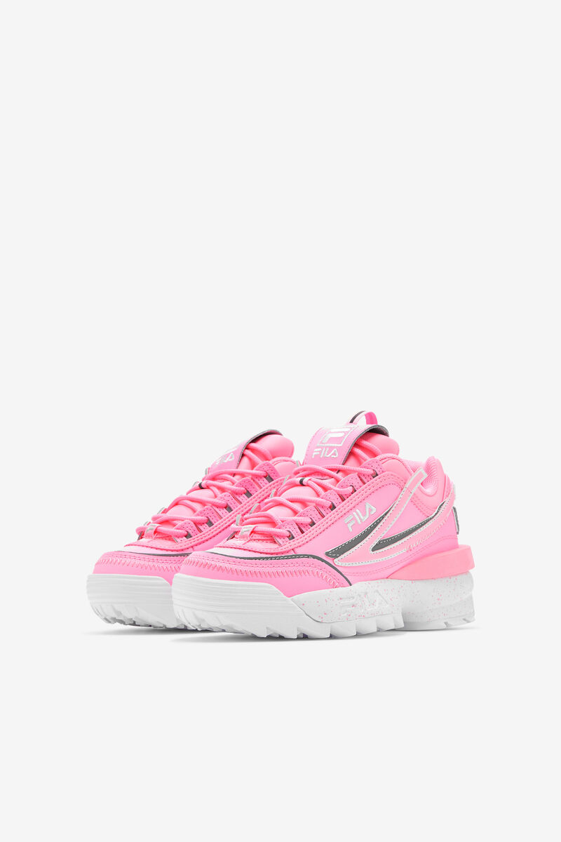 Kids' Fila Little Disruptor 2 Exp Platform Shoes White | o3FtQJPrgzu
