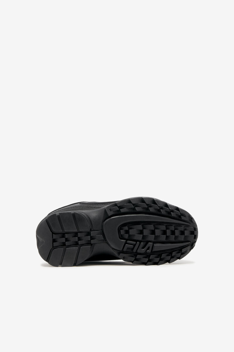 Kids' Fila Little Disruptor 2 Platform Shoes Black / Black / White | CH4DtLNwBiu